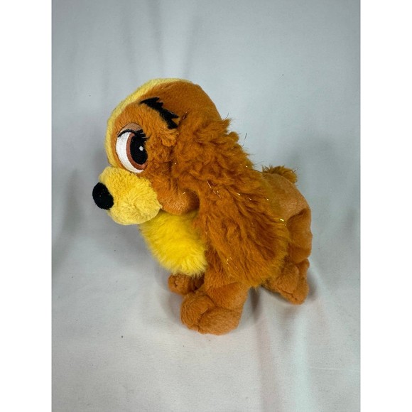 Disney Lady Dog Lady and the Tramp Tote & Tail 8" Beanbag Plush - Picture 2 of 6